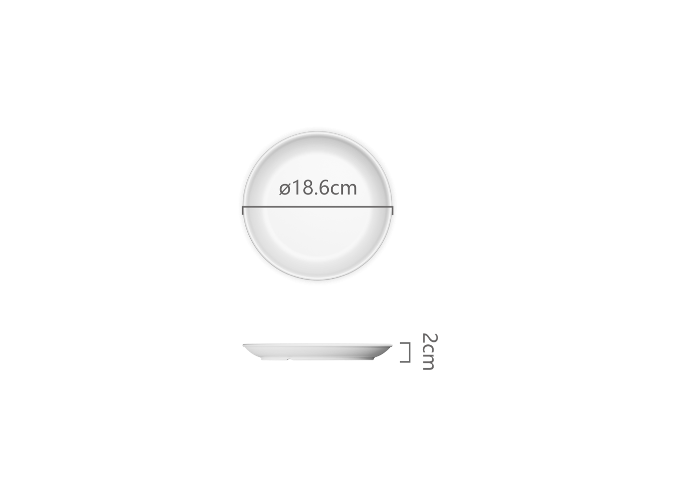 Round Dinner Plate
