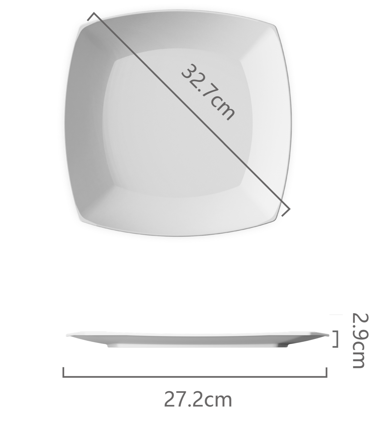 Square Dinner Plate